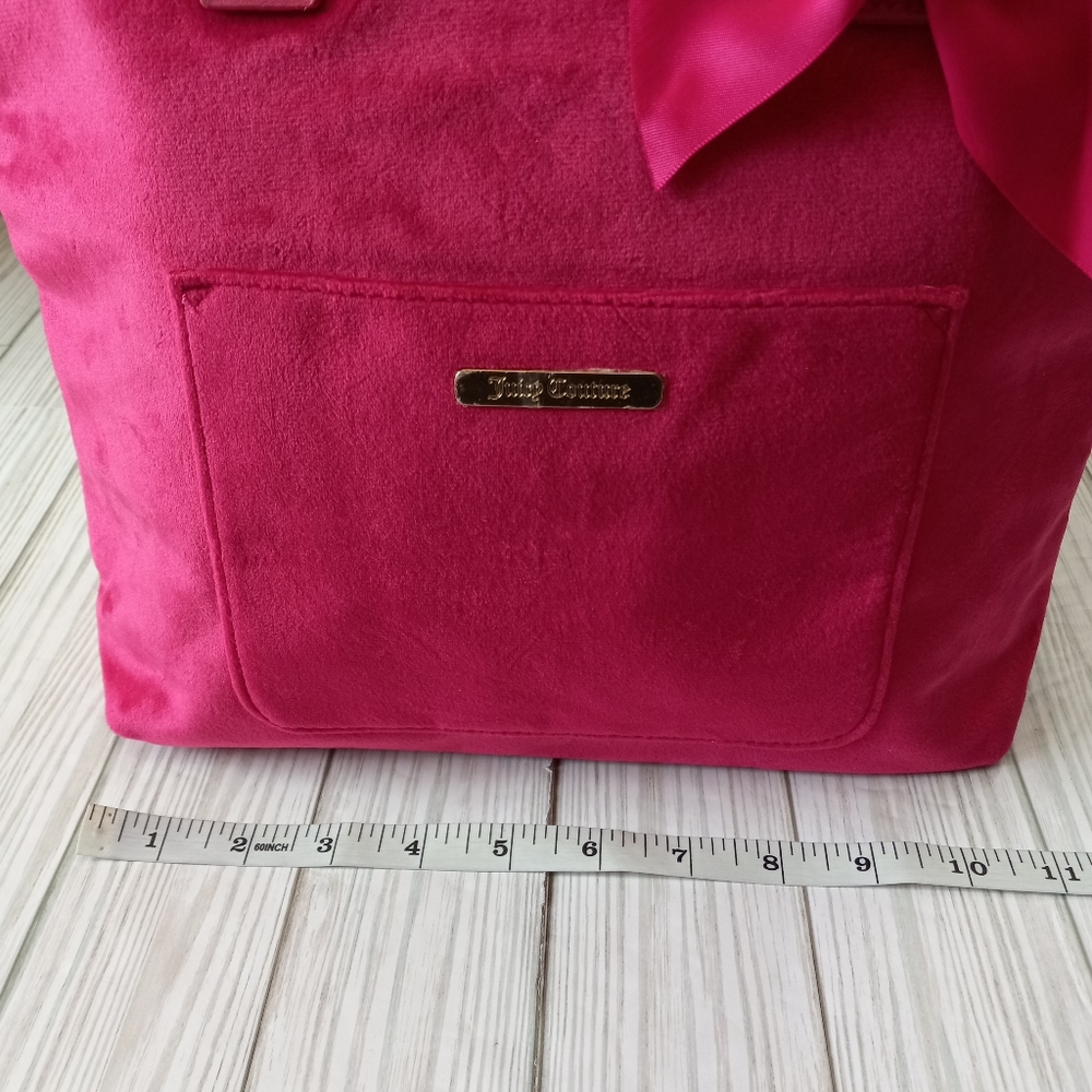 NEW Juicy Couture Pink Velvet Mini Backpack - Picture 8 of 9